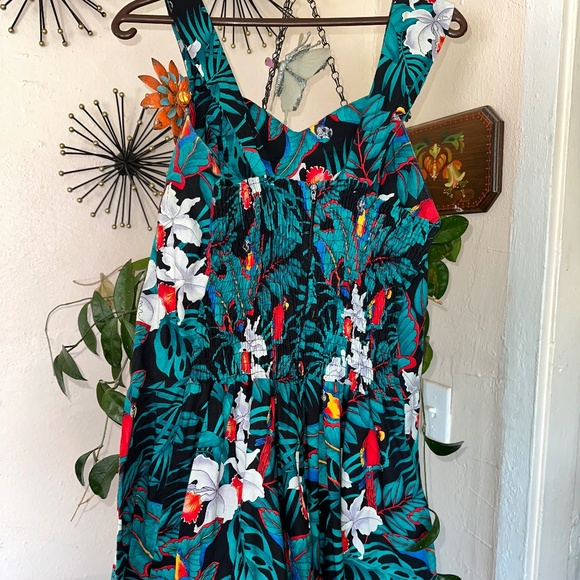 Hawaiian Dress XL Jade Fashions Classic Floral Sun Dress - Picture 4 of 10